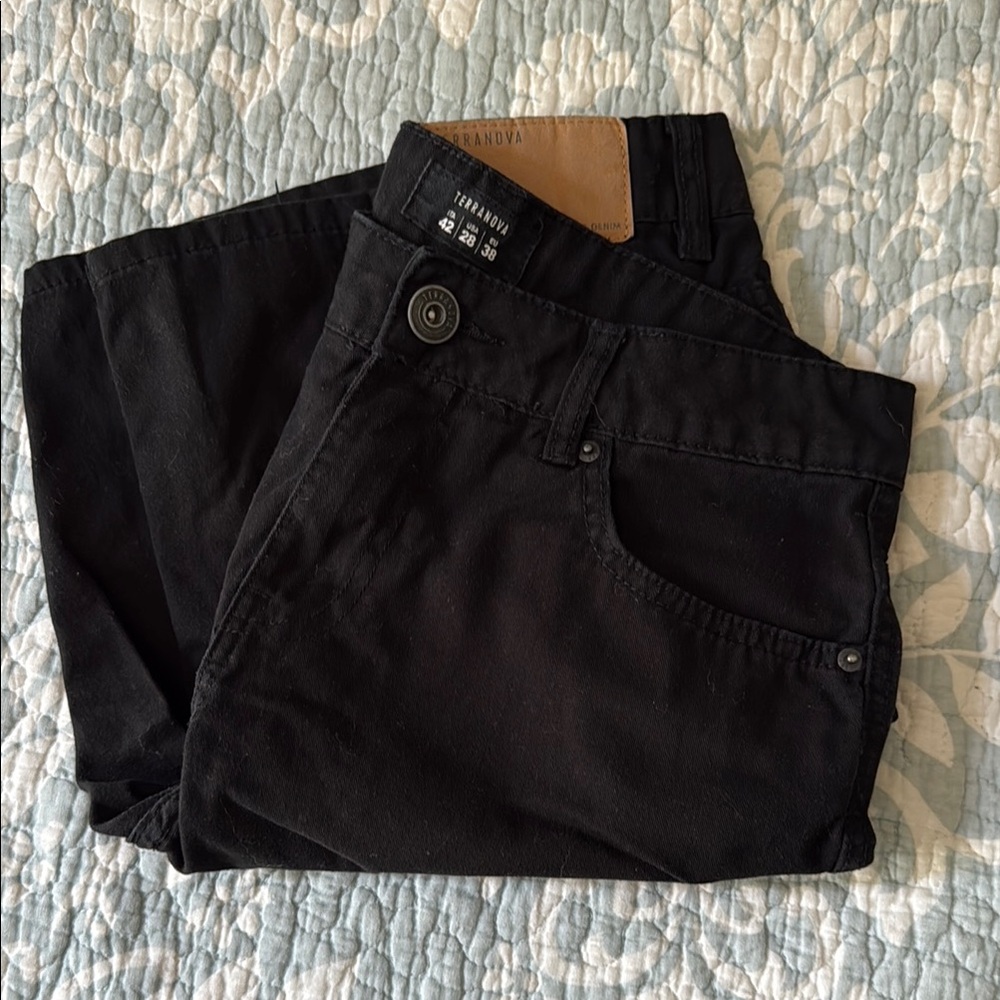 Terranova Black Denim Shorts